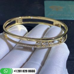 Messika Move Romane Bangle Yellow Gold Diamond Bracelet - 6514