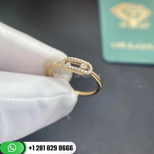 Messika Move Uno Ring White Gold Diamond - 4705-RG