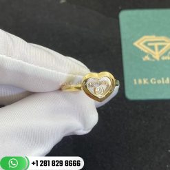 Chopard Happy Diamonds Icons Ring Yellow Gold Diamond - 82A054-0000
