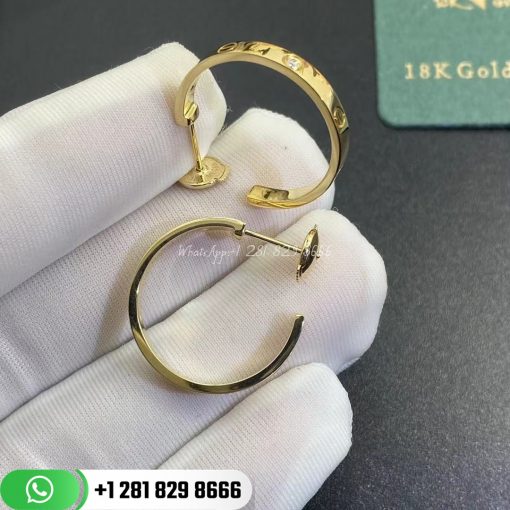 Cartier Love Earrings Yellow Gold Diamond - B8301433