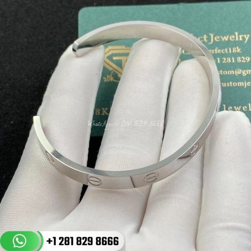 Cartier Love Bracelet White Gold - B6032517