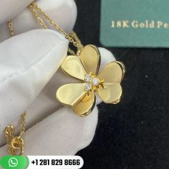 Van Cleef & Arpels Frivole pendant large model Yellow gold Diamond - VCARC96800