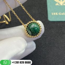 Van Cleef & Arpels Perlée Couleurs Pendant Yellow Gold Malachite - CARP4DM00