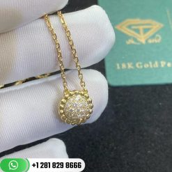 Van Cleef & Arpels Perlée Diamonds Pendant Yellow Gold Diamond - VCARO9PD00