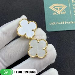 Van Cleef & Arpels Magic Alhambra Earrings Yellow Gold Mother-of-pearl - VCARA43700