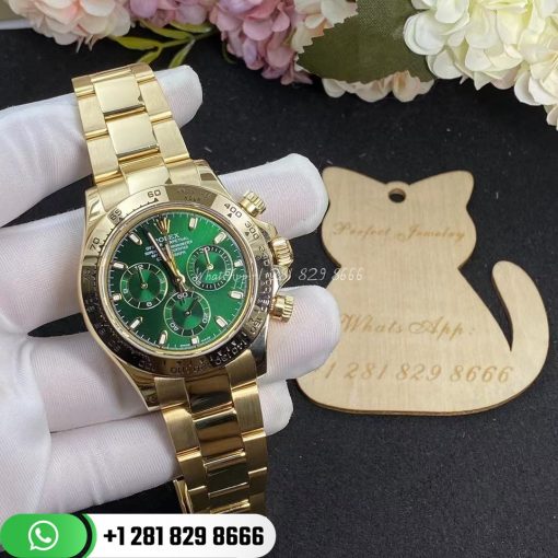 Rolex Daytona 116508 - 40mm in Yellow Gold | Custom Watches