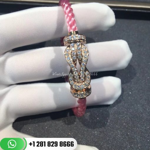 Fred Chance Infinie Bracelet 18k Pink Gold and Diamonds Large Model -0B0102-6B0168