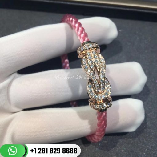 Fred Chance Infinie Bracelet 18k Pink Gold and Diamonds Large Model -0B0102-6B0168