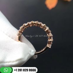 Tiffany Victoria™ Alternating Diamond Band Ring in 18k Rose Gold