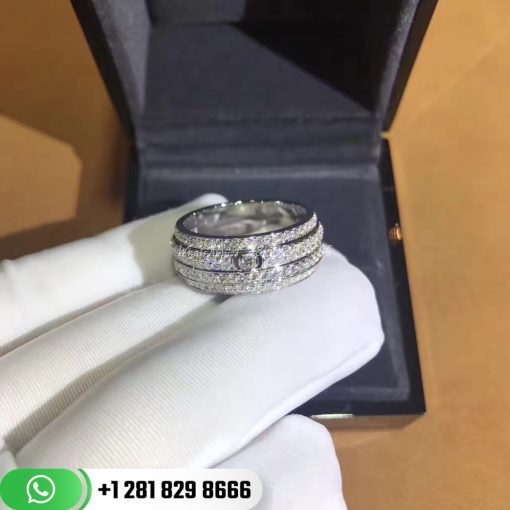 Possession ring in 18K white gold G34P2B00