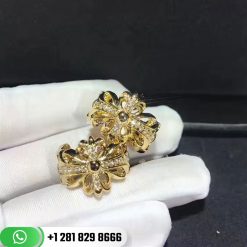 Chrome Hearts 22K Floral Cross Ring