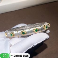 Buccellati Macri Bracelet White Gold and Emerald