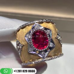 Buccellati Band Ring with Ruby