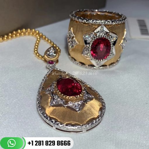 Buccellati Band Ring with Ruby