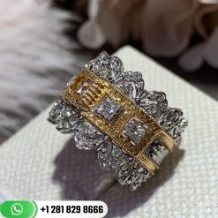 Buccellati Opera Band Ring Yellow Diamond