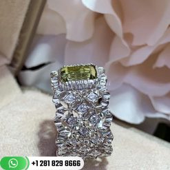 Buccellati Band Ring Square Emeralds