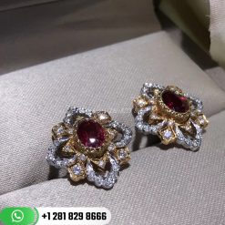 Buccellati Opera Earrings with Rubies