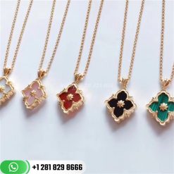 Buccellati Opera Color Gemstone Pendant Necklace