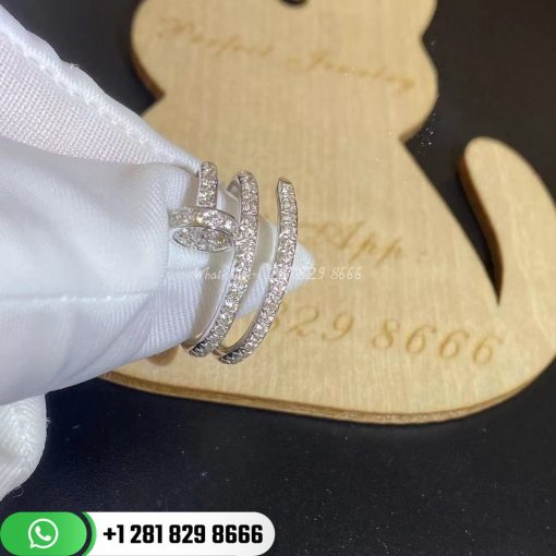 Cartie Juste Un Clou Ring White Gold Diamonds B4211100