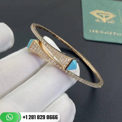 marli-midi-diamond-slip-on-bracelet-rose-gold-and-turquoise-cleo-b47