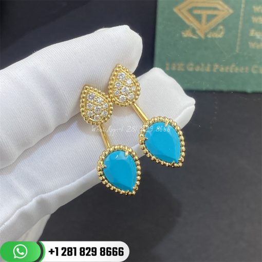 boucheron-serpent-boheme-double-motif-diamond-single-stud-earring-with-turquoise-in-18kt-yellow-gold-