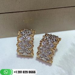 Buccellati Rombi Earrings 18-karat Yellow and White Gold Diamond