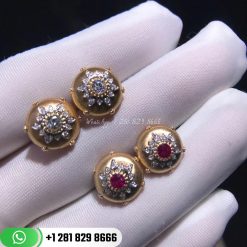 buccellati-diamond-and-yellow-gold-button-earrings