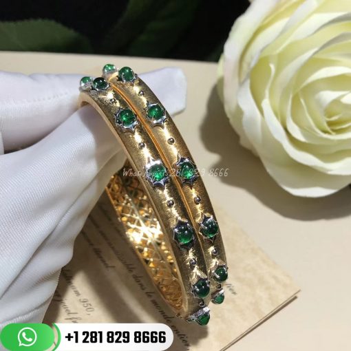 Buccellati Macri Bracelet Yellow Gold and Emerald