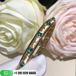 Buccellati Macri Bracelet Yellow Gold and Emerald