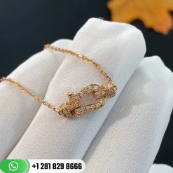 Force 10 Bracelet 18k Pink Gold and Diamonds Small Model 6B0224