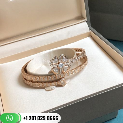 Bvlgari Fiorever Rose Gold Bracelet 354602