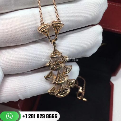 Bvlgari Divas Dream Necklace Rose Gold 352608