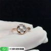 LV Color Blossom Mini Sun Ring, Pink Gold, White Mother-of-pearl and Diamond
