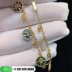 Dior Rose Des Vents Bracelet Yellow Gold, Diamonds and Ornamental Stones JRDV95134_0000