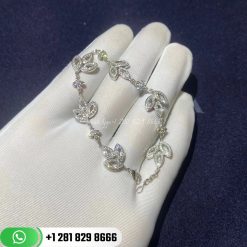 Harry Winston Lily Cluster Platinum Diamond Bracelet