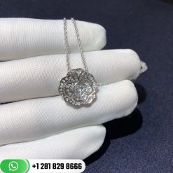 Chanel Bouton De CamÉlia Necklace 18k White Gold Diamonds J11177