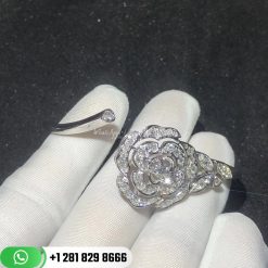 Chanel Bouton De CamÉlia Bracelet 18k White Gold, Diamonds