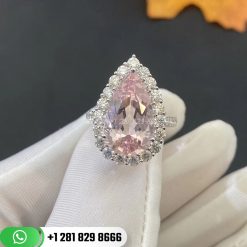 Pink Morganite Design Ring 10CT