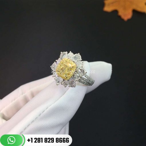 Yellow Diamond Design Ring 4 5ct (2)