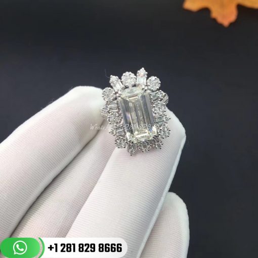 Emerald Cut Diamond Design Ring 5ct (1)