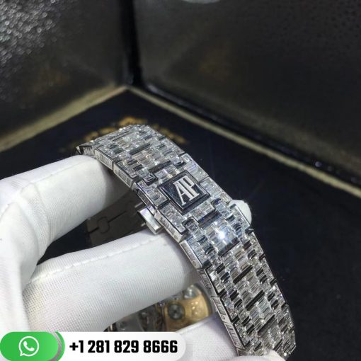 Patek Philippe Nautilus White Gold Diamonds 5719/10G-010