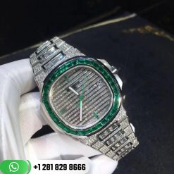 Patek Philippe Nautilus Diamonds and Emeralds 5719/10G-010