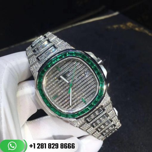 Patek Philippe Nautilus Diamonds and Emeralds 5719/10G-010