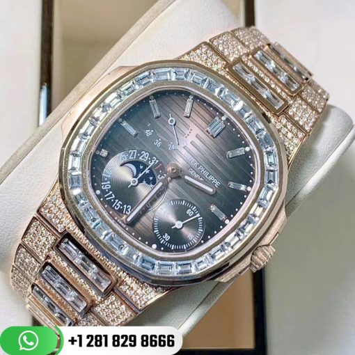Patek Philippe Nautilus Diamonds 5712R-001 | 18K Watches