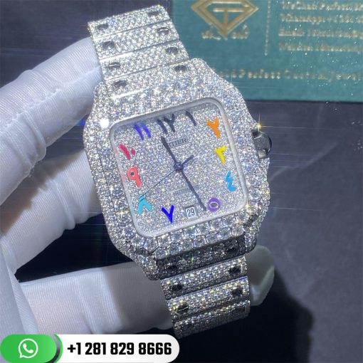 cartier-santos-de-cartier-wssa0013-custom-pave-diamond-set-moissanite-watches