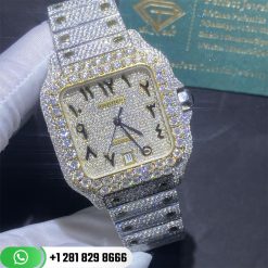 cartier-santos-de-cartier-with-custom-diamonds-gold-mens-watch-moissanite-watches