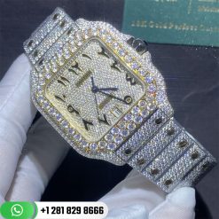 cartier-santos-de-cartier-with-custom-diamonds-gold-mens-watch-moissanite-watches