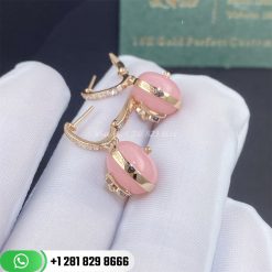 LV B Blossom Earrings, Pink Gold, White Gold, Pink Opal and Diamonds Q96951