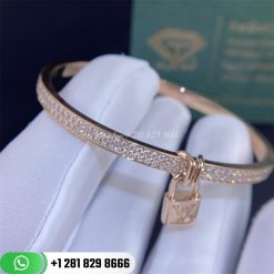 Louis Vuitton Lockit Pink Gold Bracelet