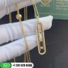 Messika Move Small Pave Necklace with Diamonds in Yellow Gold 10032-YG